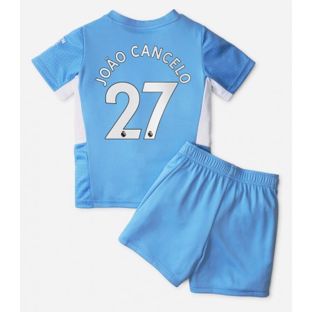Billiga Fotbollströjor Manchester City Joao Cancelo 27 Barn Hemma tröja 2021/22 Kortärmad 